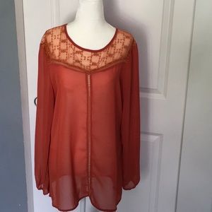 Natura Burnt Orange Blouse